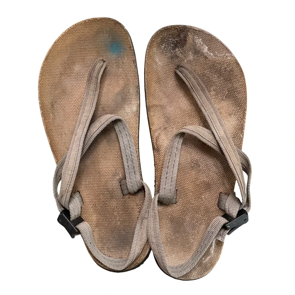 Bedrock Sandals Earthing Brown Strap Hiking Outdoor Adventure Mens 10 Womens 11